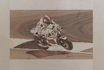 Marco Simoncelli intarzia